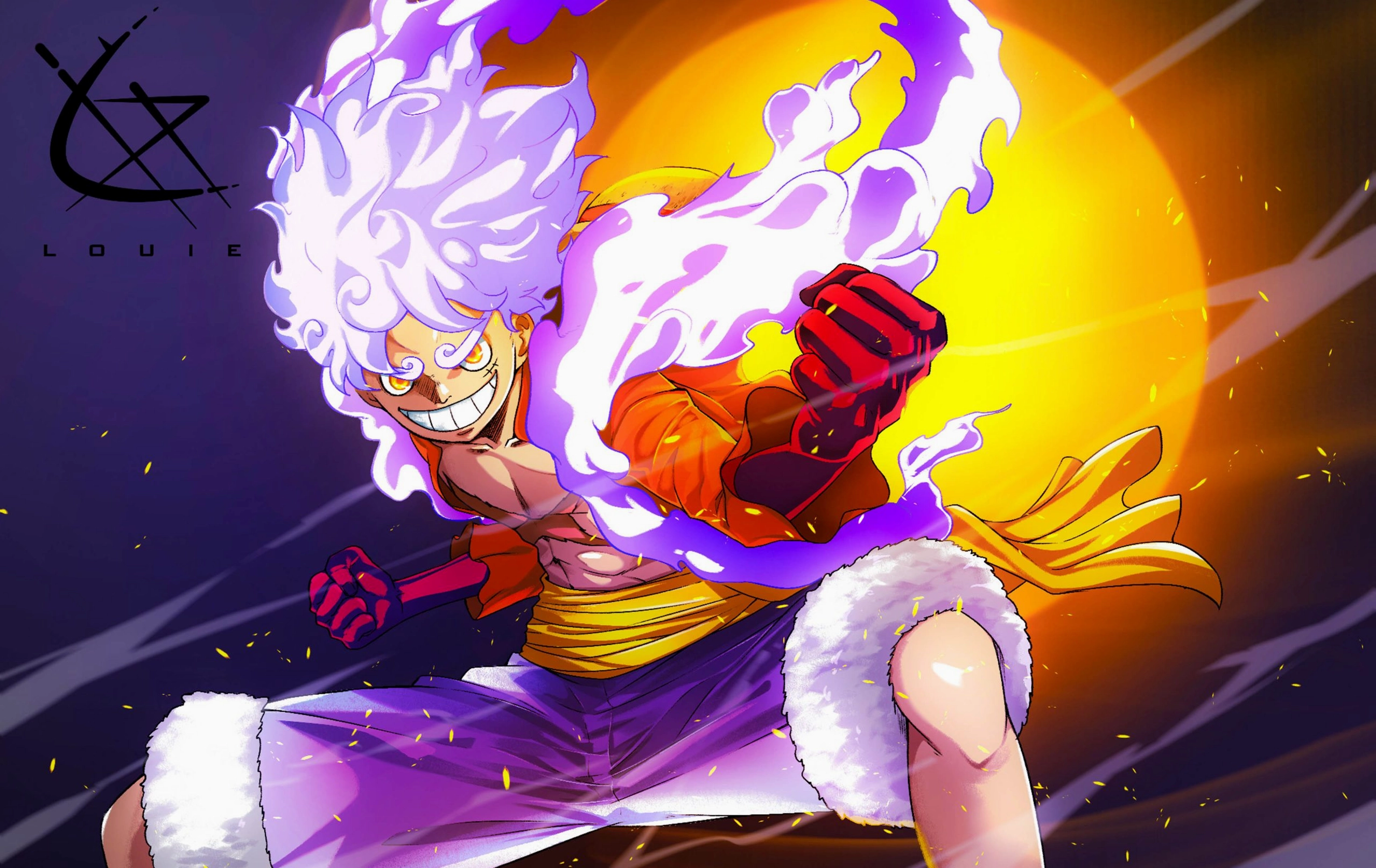 Hình nền Luffy Nika 4K