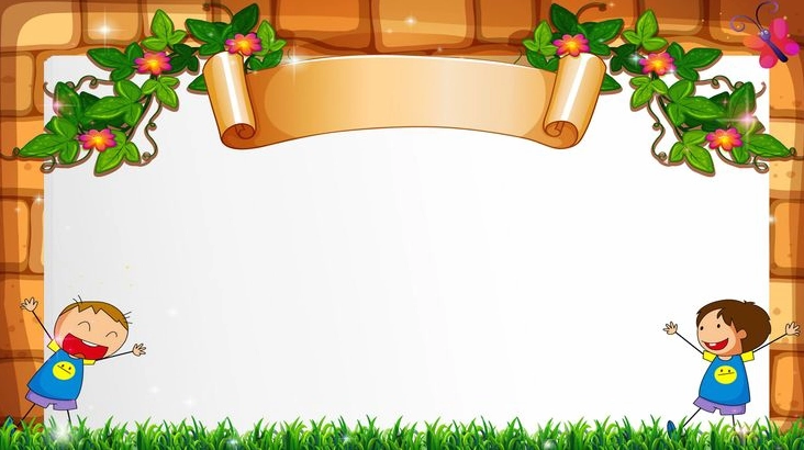 Hình nền mầm non với các loài động vật dễ thương