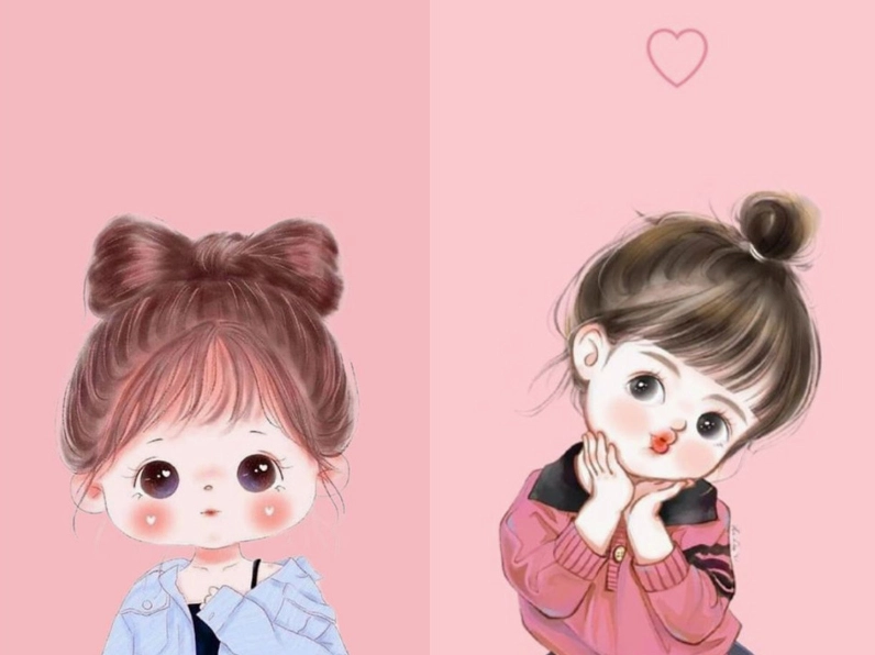 Hình nền màu hồng dễ thương cho điện thoại