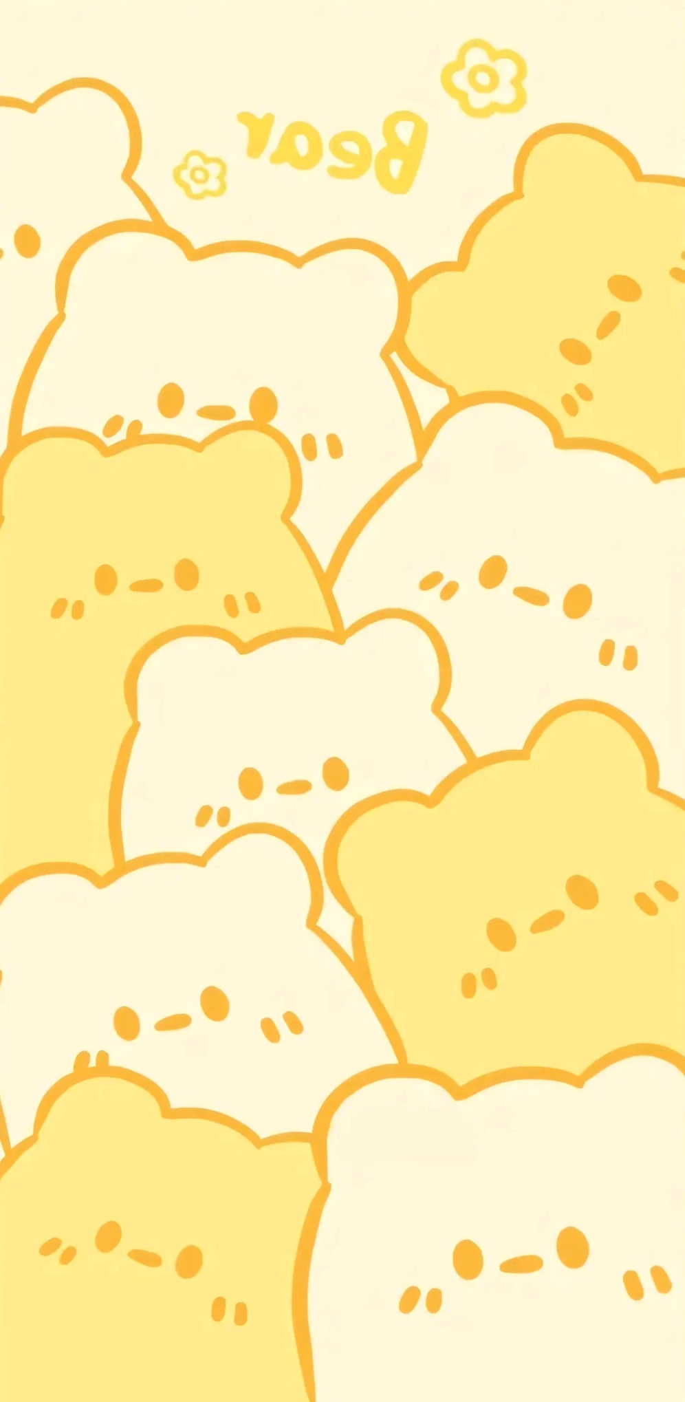 Hình nền màu vàng cute