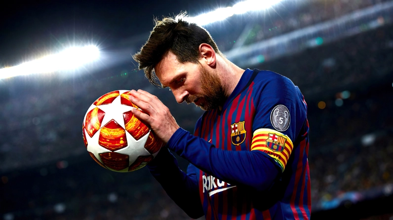 Hình nền Messi đang chạy