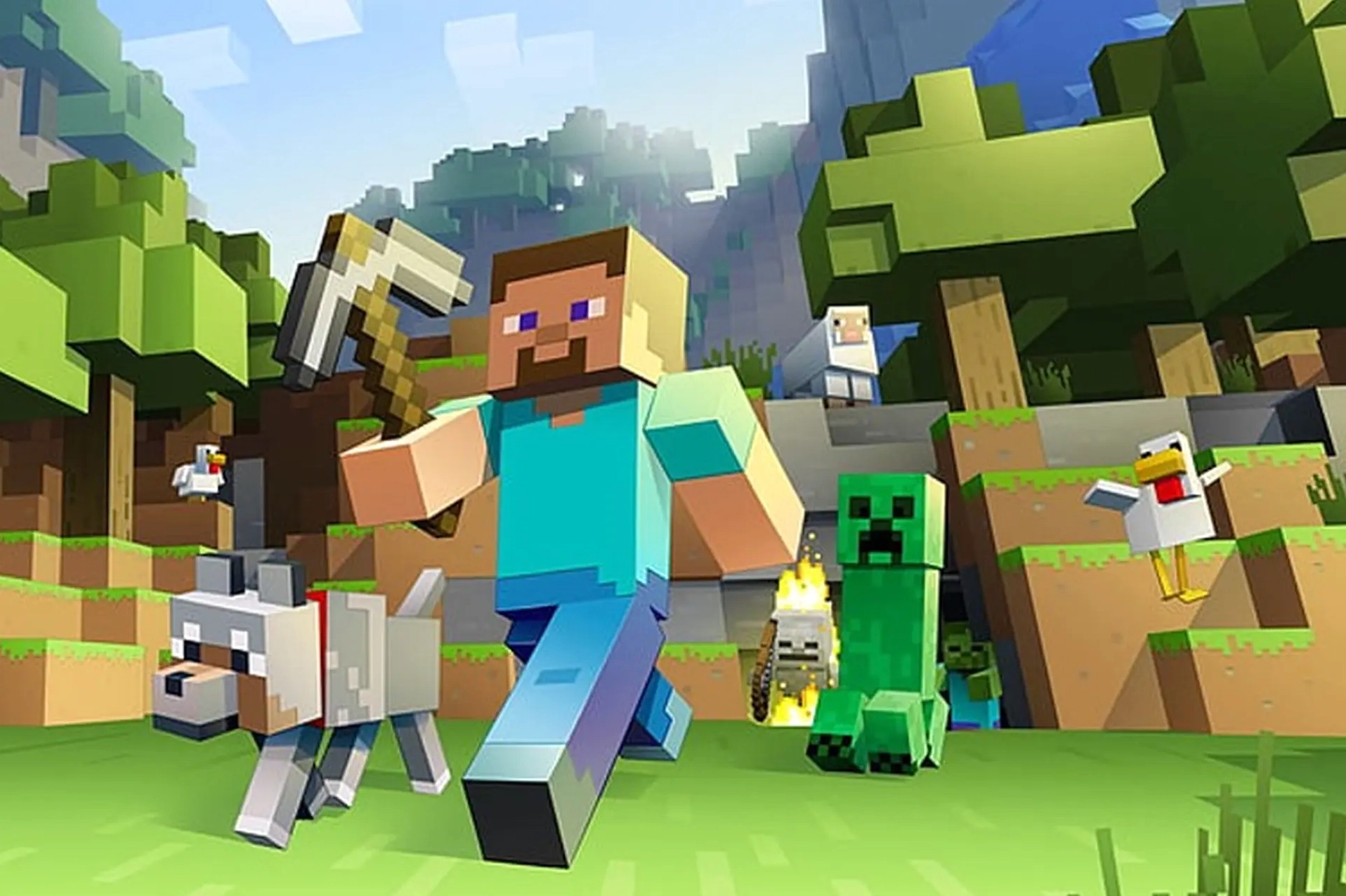 Hình nền Minecraft Creeper