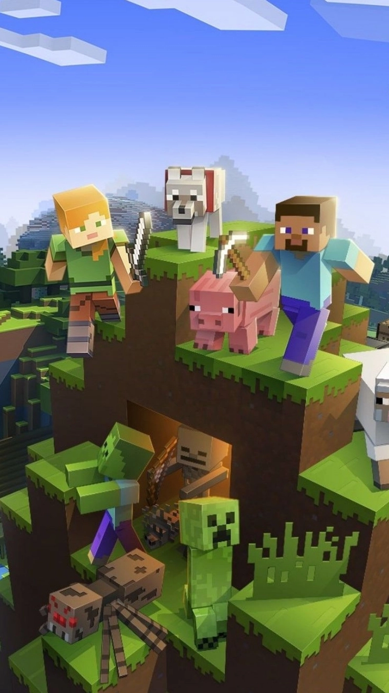 Hình nền Minecraft lâu đài
