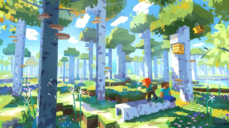Hình nền Minecraft phiêu lưu