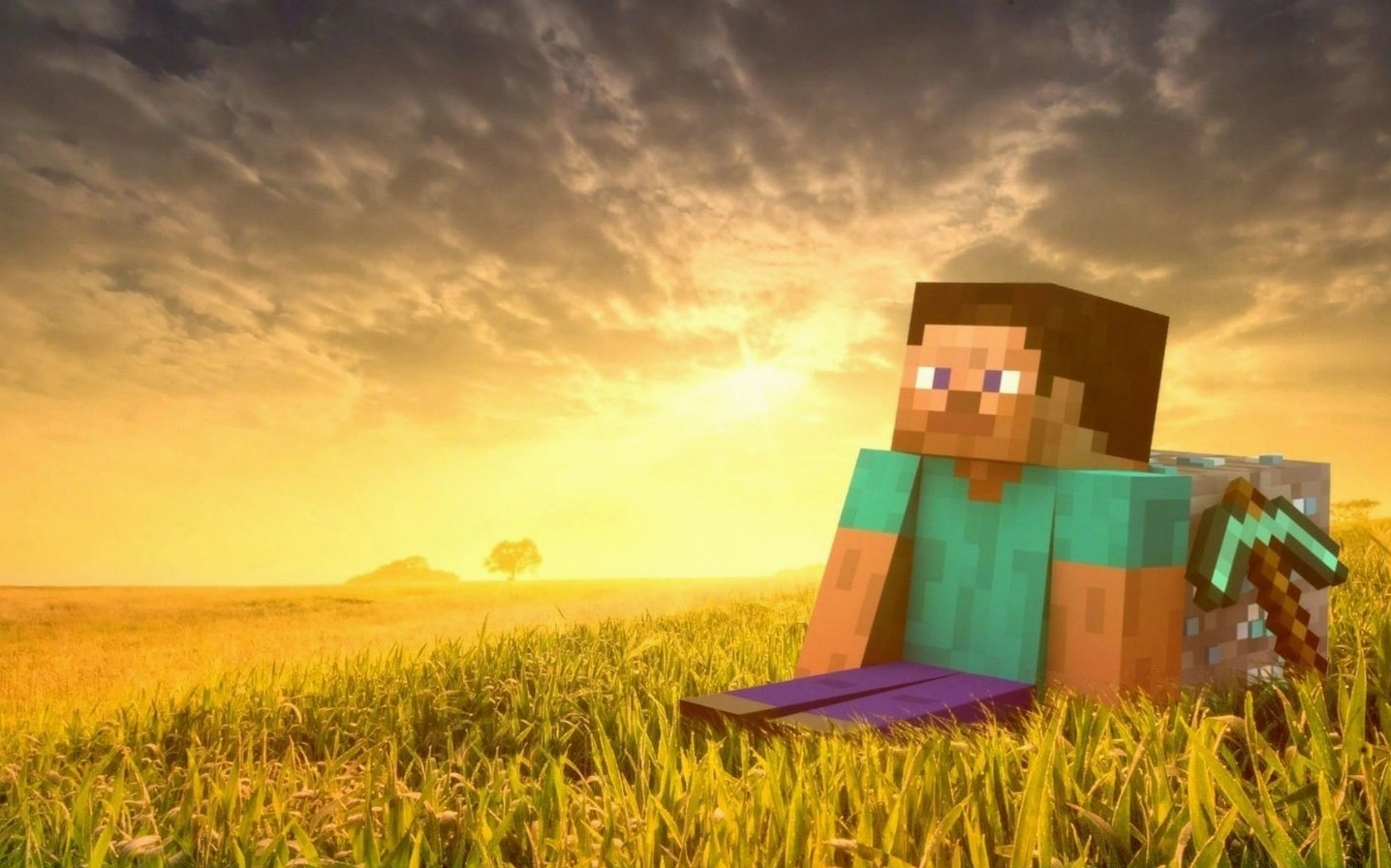 Hình nền Minecraft rừng cây
