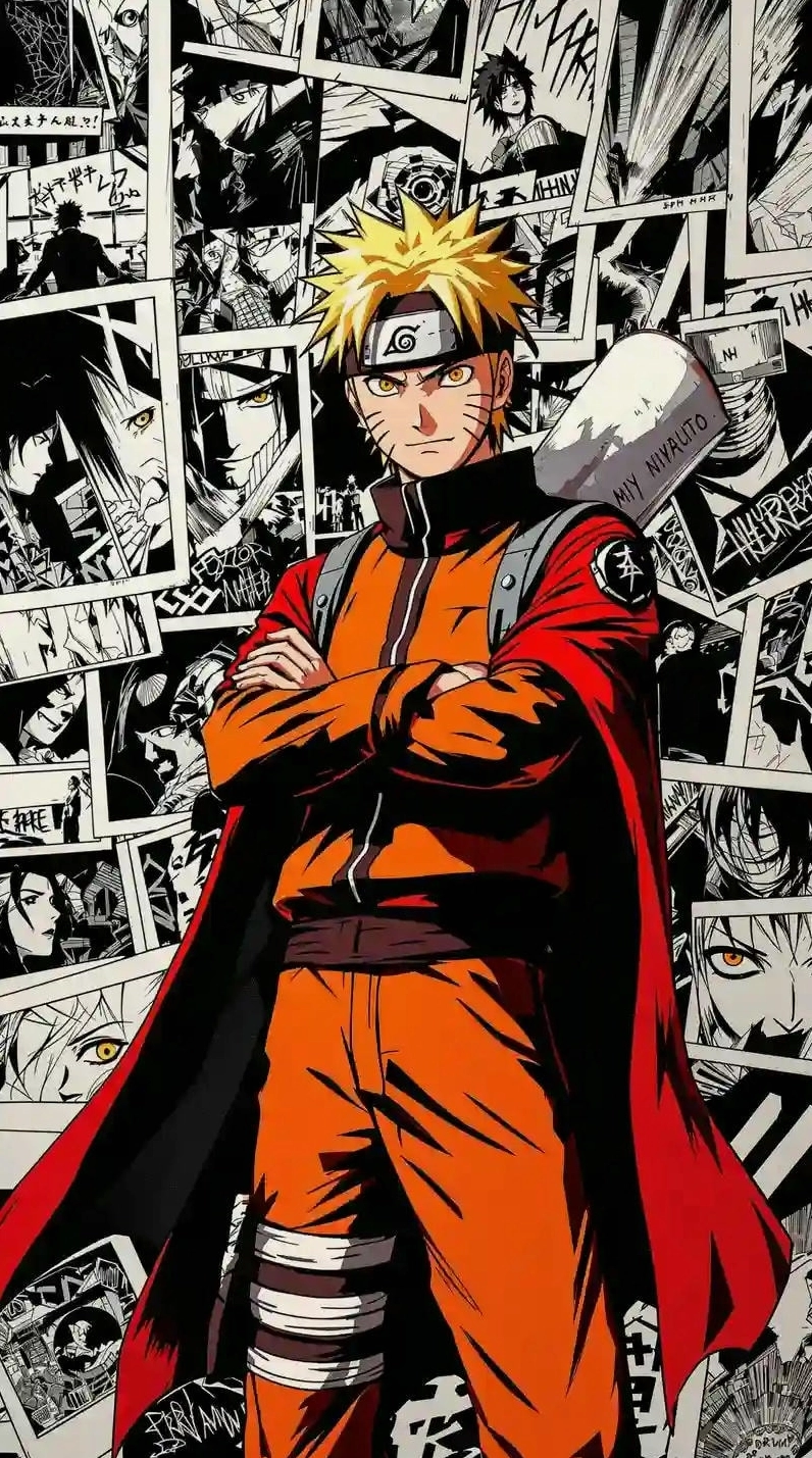 Hình nền Naruto tối giản