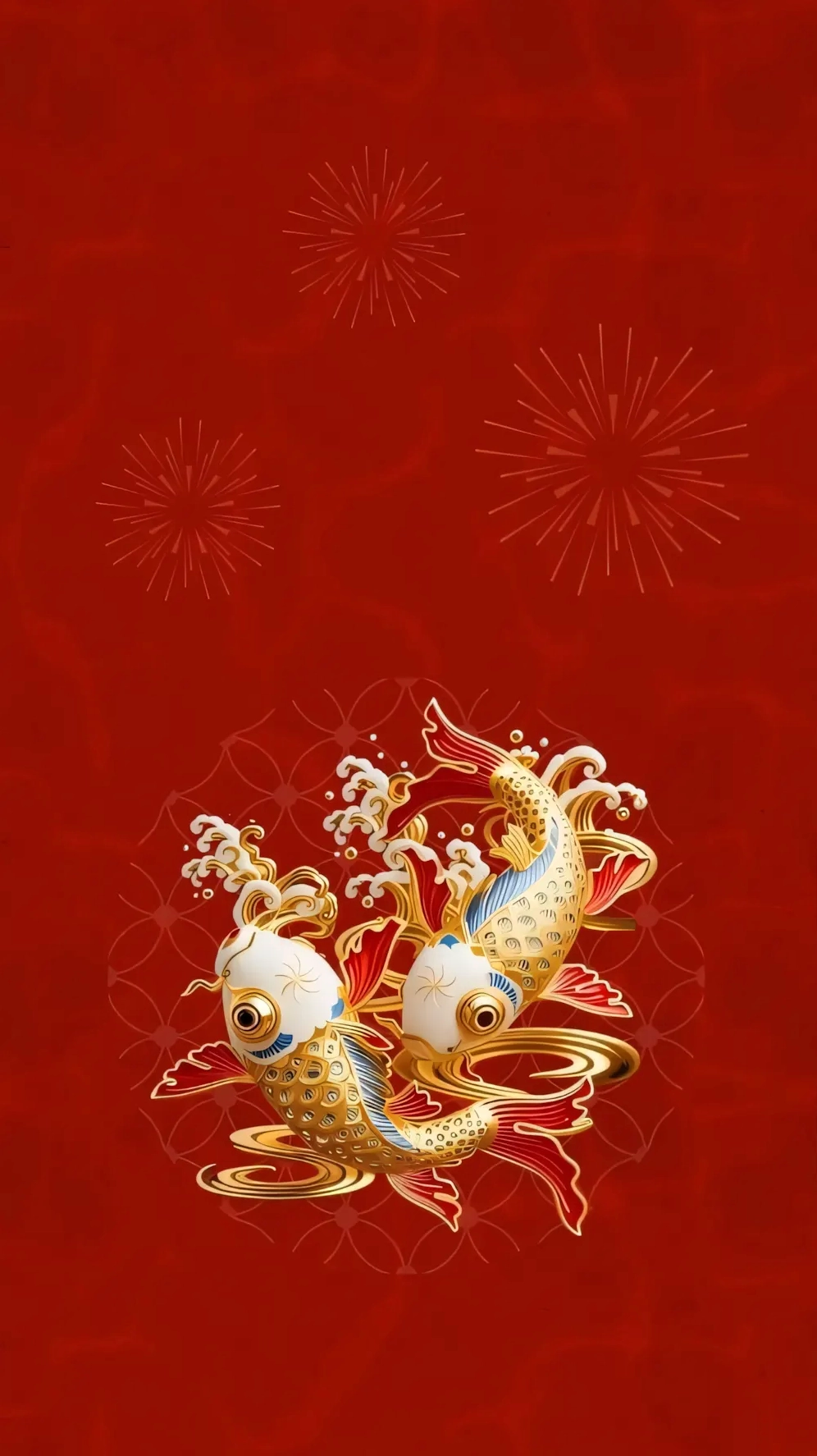 Hình nền đỏ may mắn
