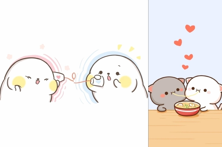 Hình nền đôi cute
