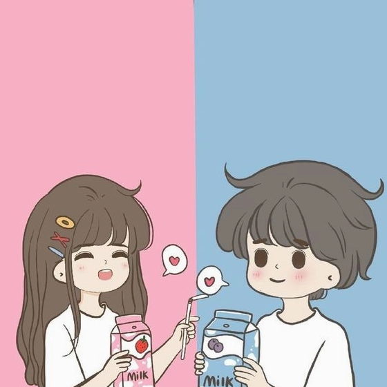 Hình nền đôi dễ thương