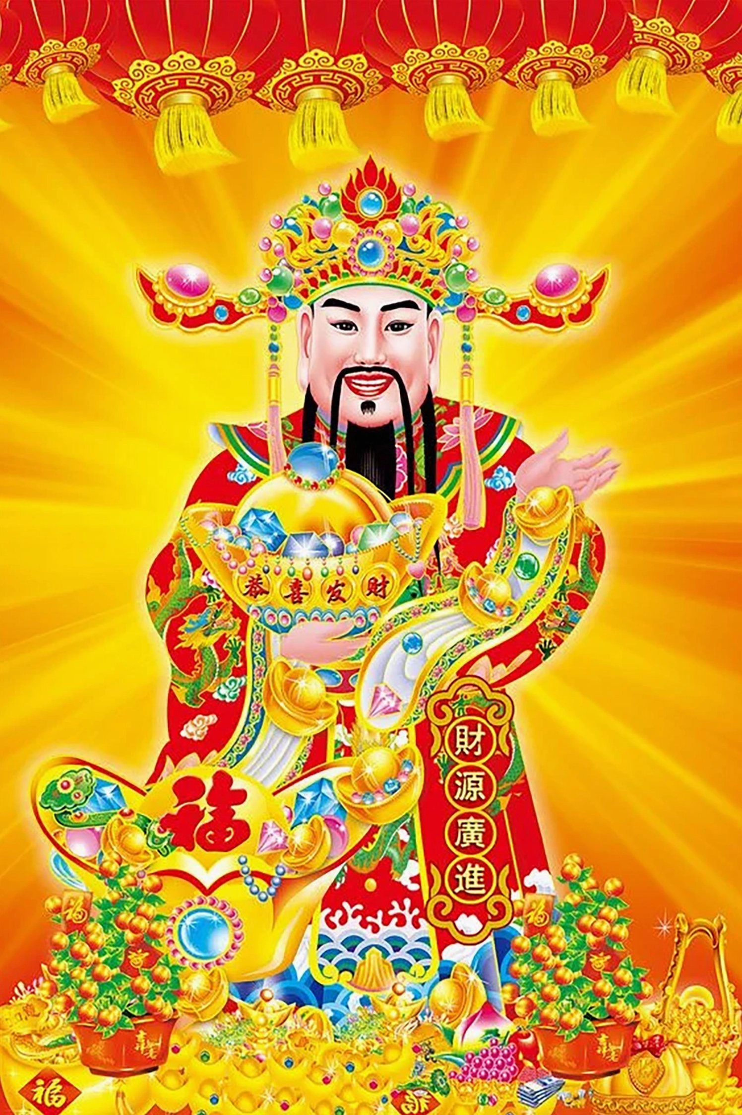 Hình nền Ông Thần Tài 2026