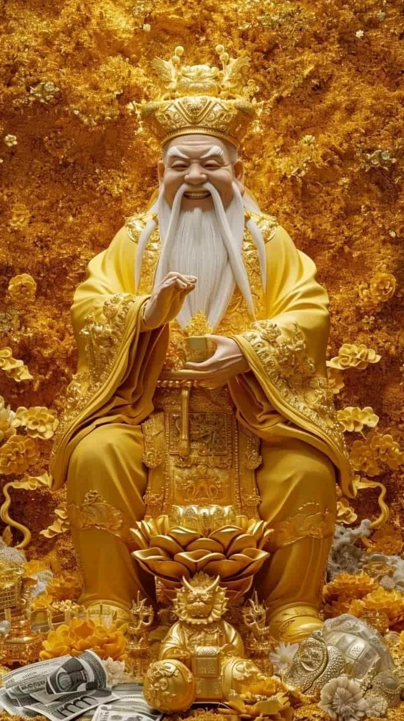 Hình nền Ông Thần Tài truyền thống