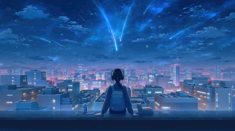 Hình nền phong cảnh anime