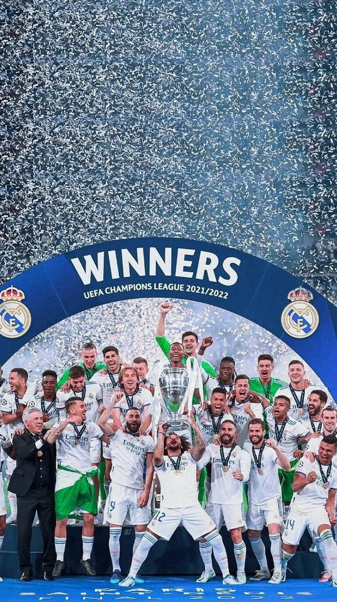 Hình nền Real Madrid với tông màu trắng chủ đạo