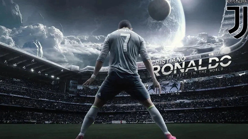 Hình nền Ronaldo trên laptop