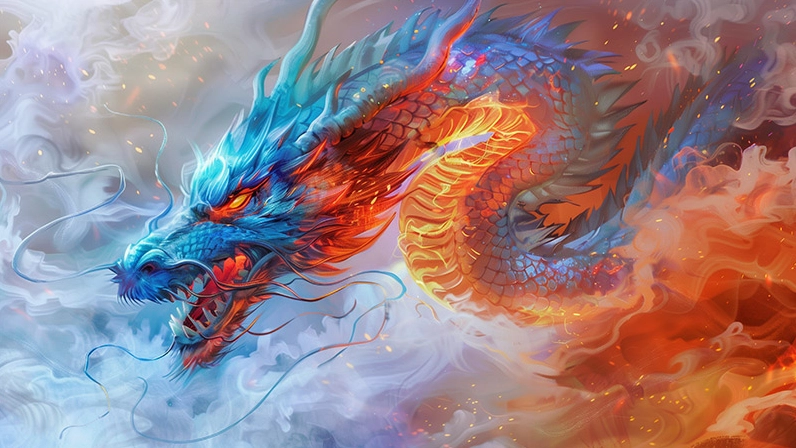 Hình nền rồng huyền ảo