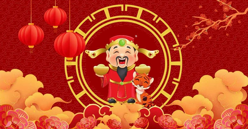 Hình nền Thần Tài và vàng