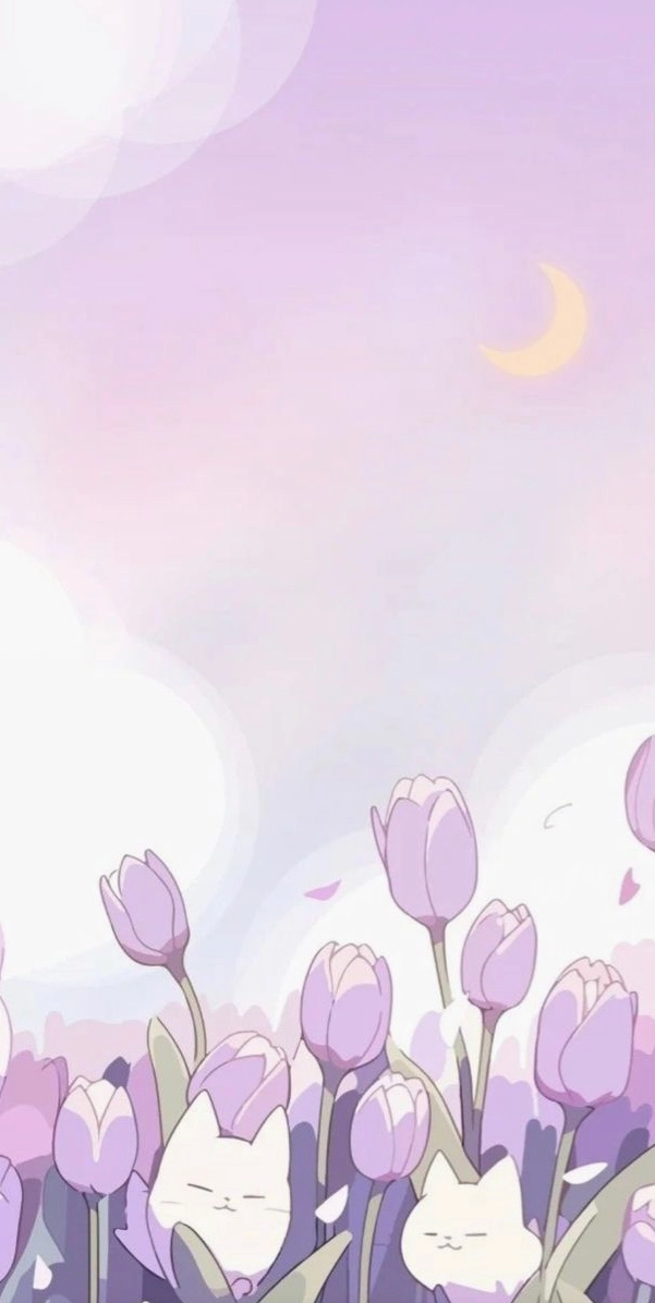 Hình nền tím cute dễ thương