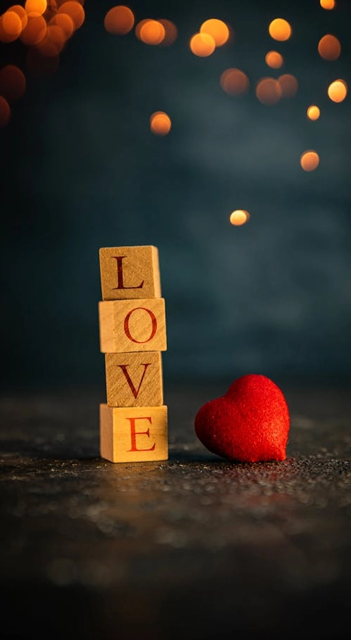 Hình nền trái tim lãng mạn trên Pexels
