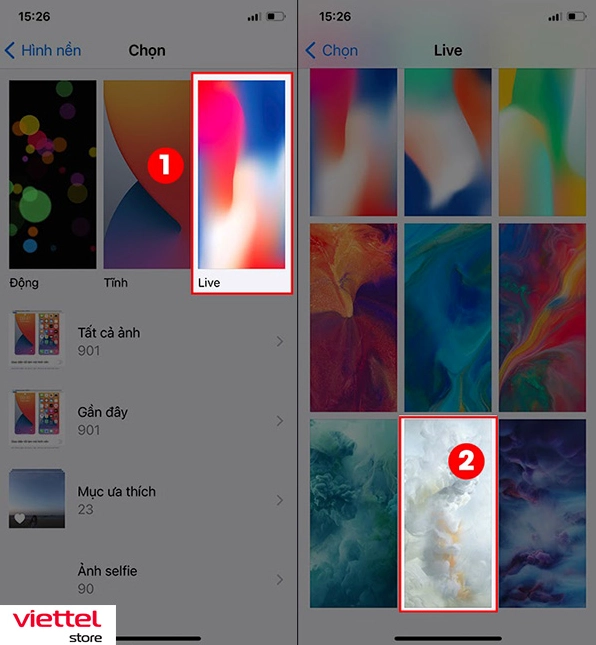 Hình nền video cho iPhone