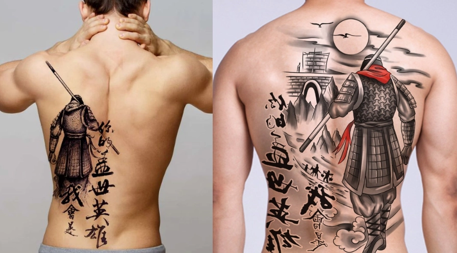 Hình xăm 3D phong cách cho nam