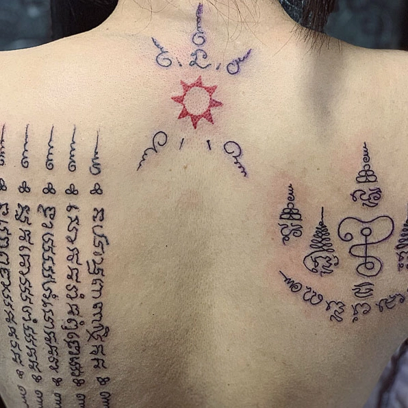 Hình xăm bùa may mắn ý nghĩa