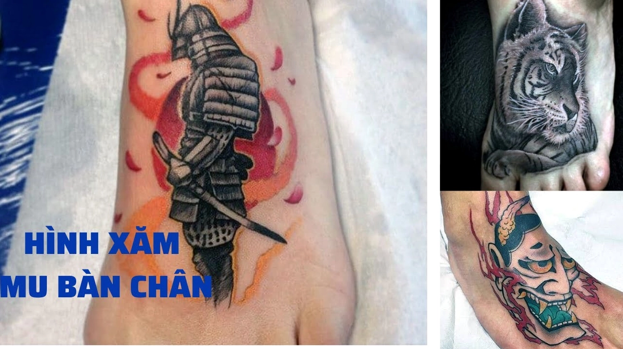 Hình xăm chân nam đẹp