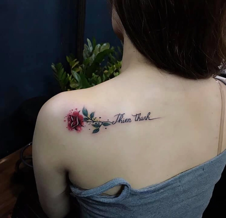 Hình xăm chữ nhỏ