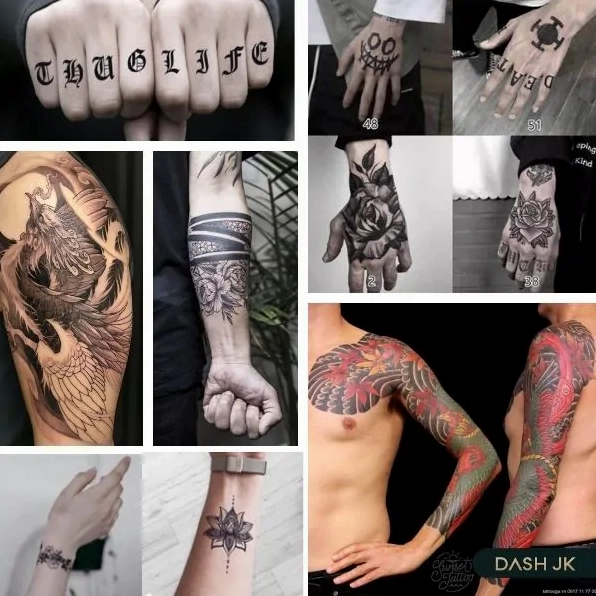 Hình xăm đẹp ở tay nam