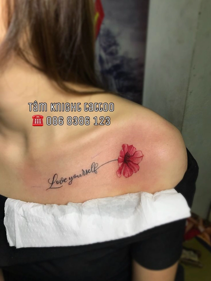 Hình xăm hoa cẩm tú cầu