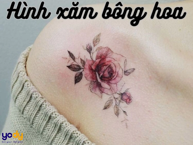 Hình xăm hoa lá