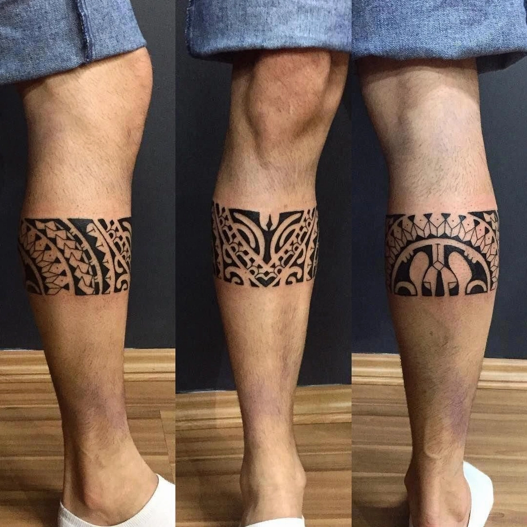 Hình xăm Maori chân nam