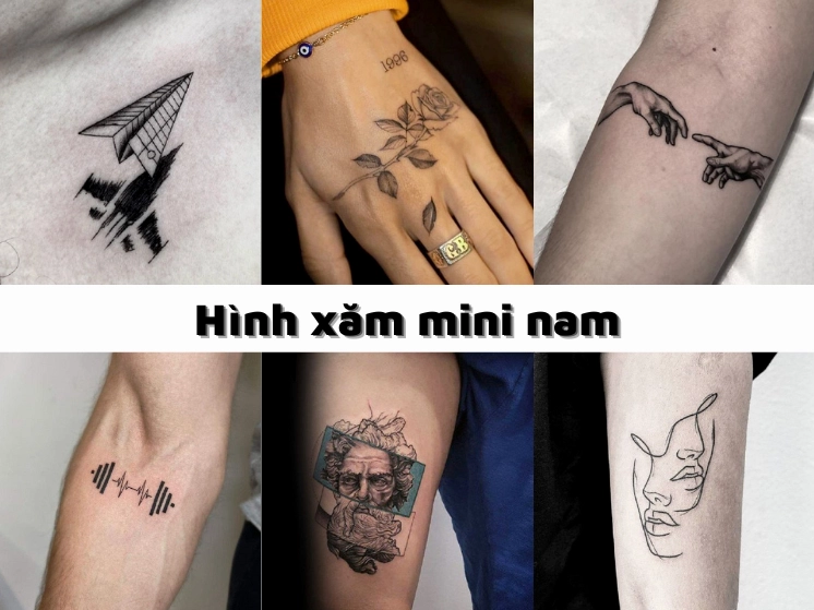 Hình xăm mini nam