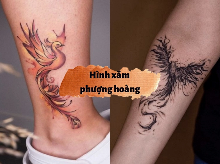 Hình xăm phượng hoàng lửa