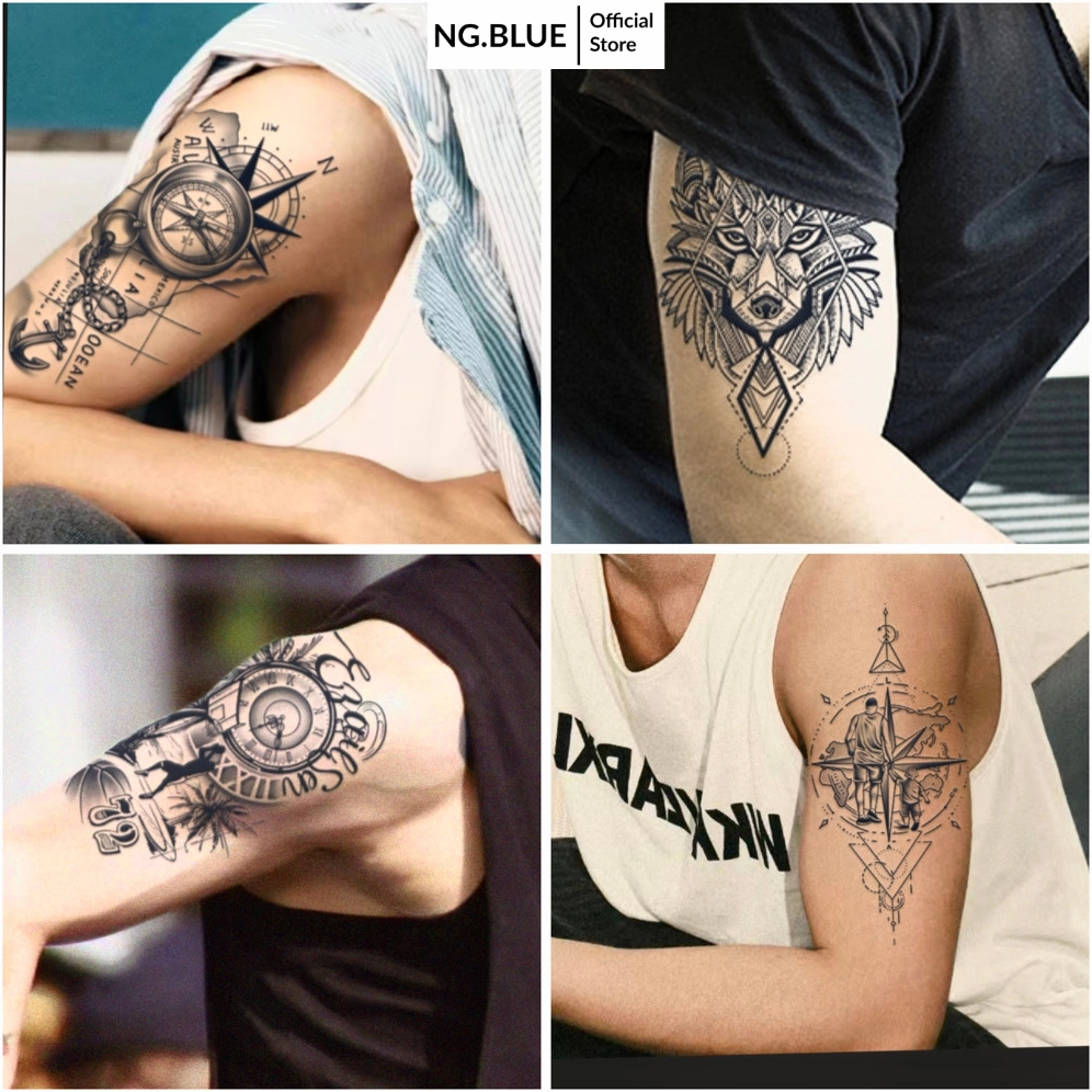 Hình xăm rồng ở cánh tay nam