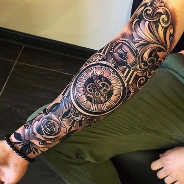 Hình xăm tattoo cánh tay nam