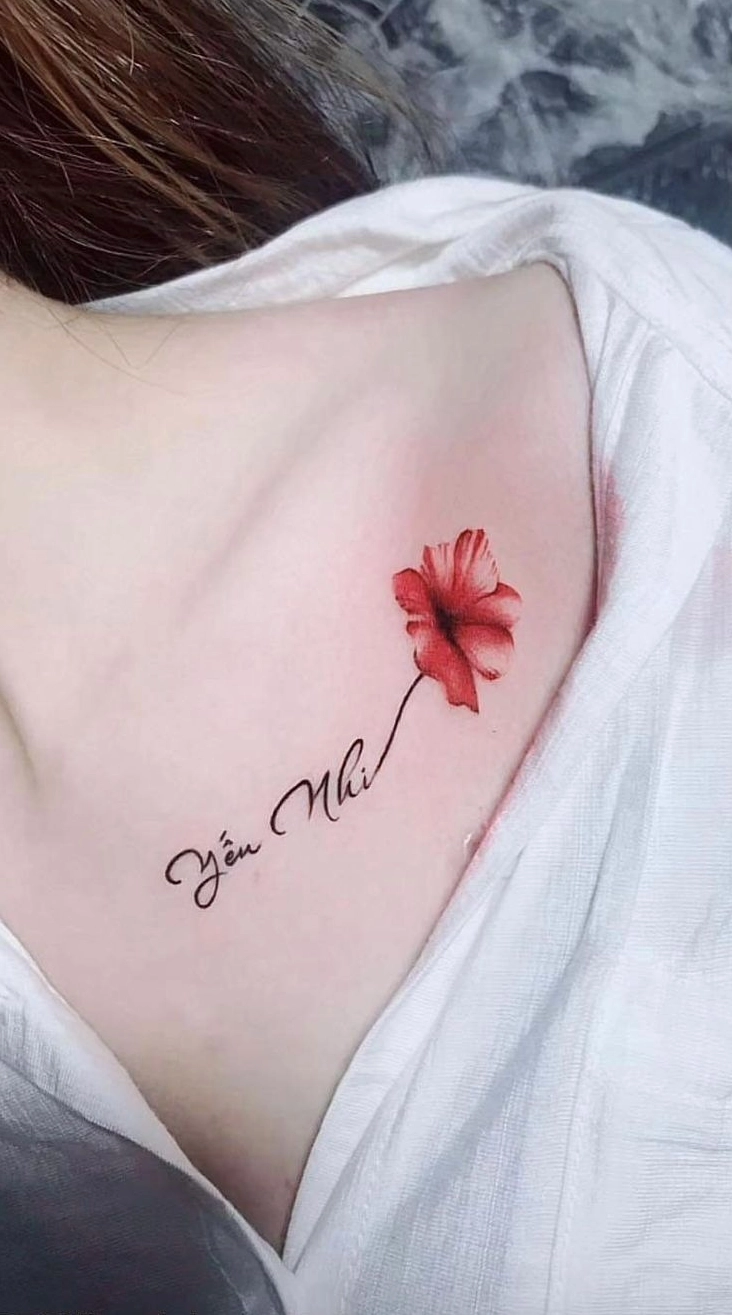 Hình xăm tên theo font chữ đẹp