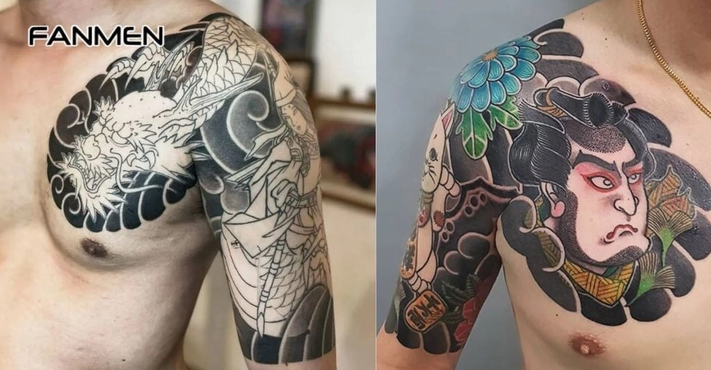 Hình xăm tối giản bắp tay nam