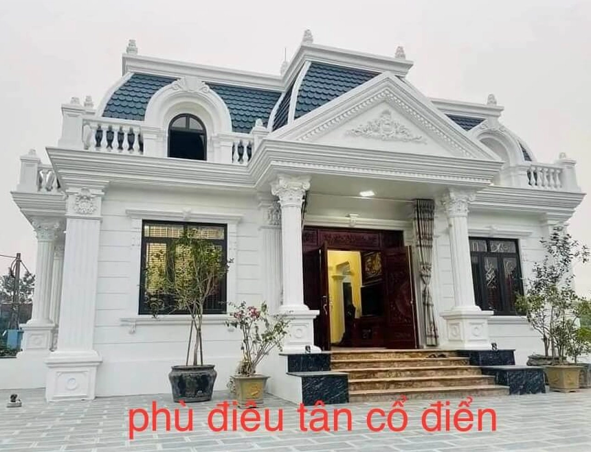 Hoa văn trang trí mặt tiền nhà