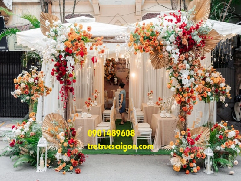 Hướng dẫn trang trí tiệc cưới