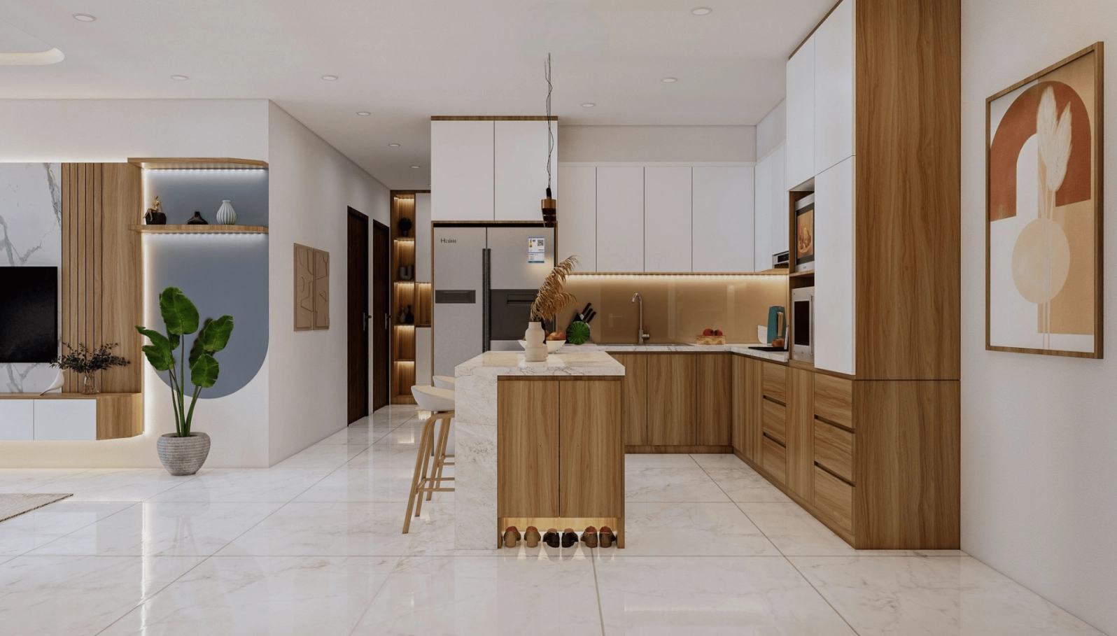 Kệ trang trí gắn tường
