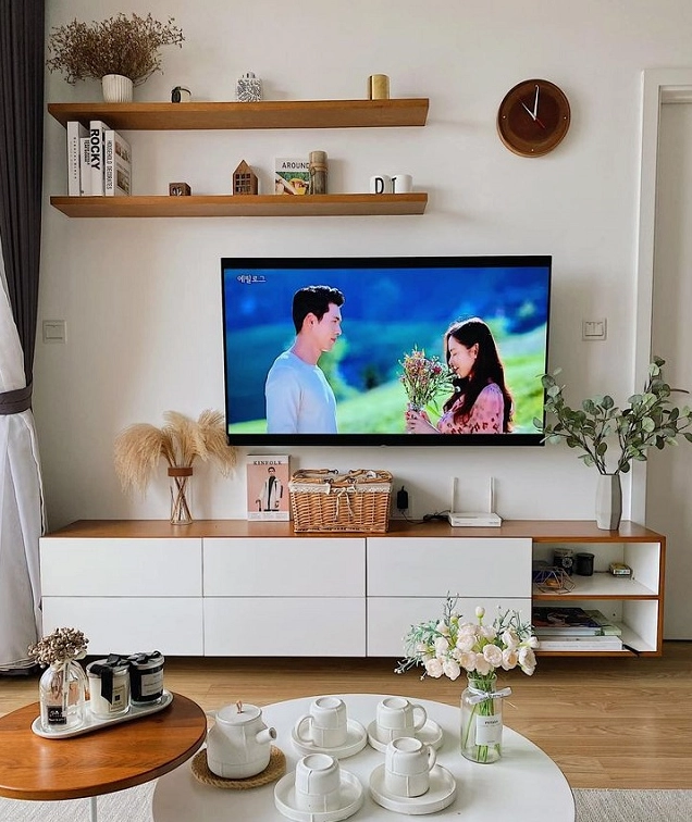 Kệ trang trí phòng khách