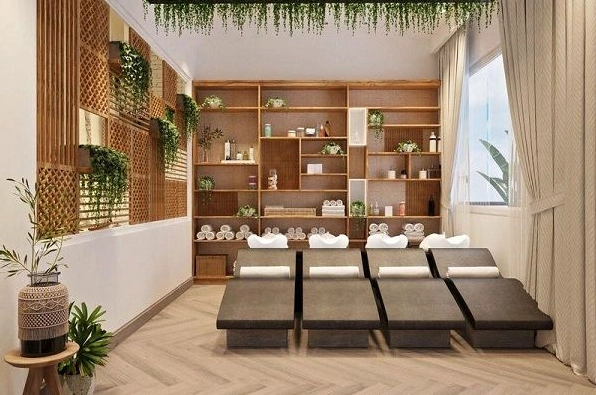 Không gian spa nhỏ gọn