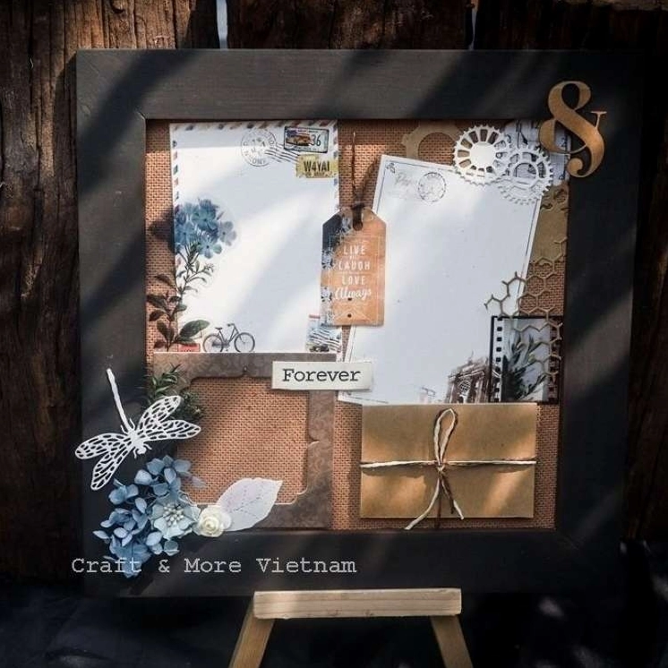 Khung ảnh handmade trang trí bàn