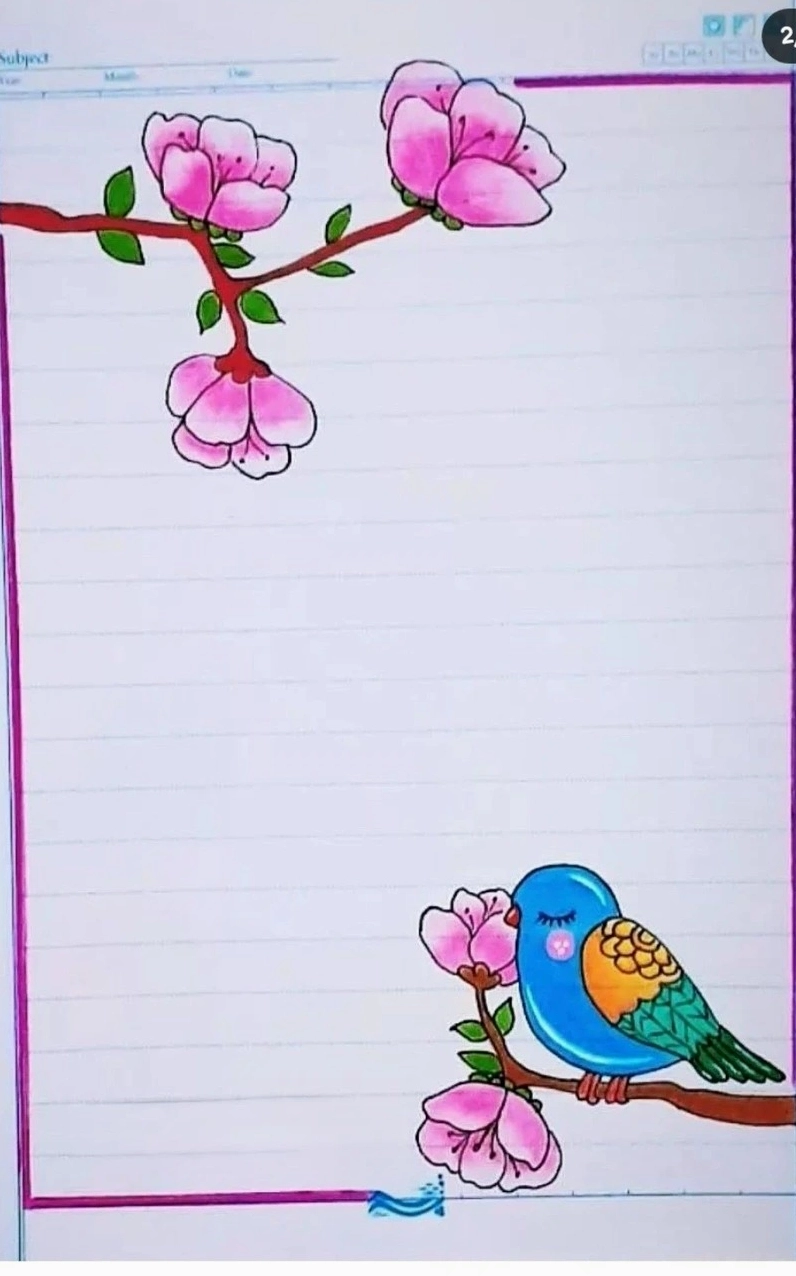 Khung viền báo tường đẹp