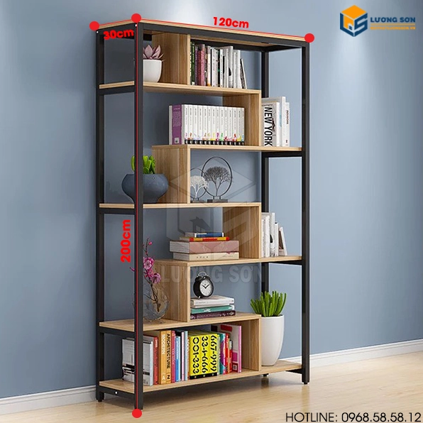 Kích thước kệ sách tiêu chuẩn