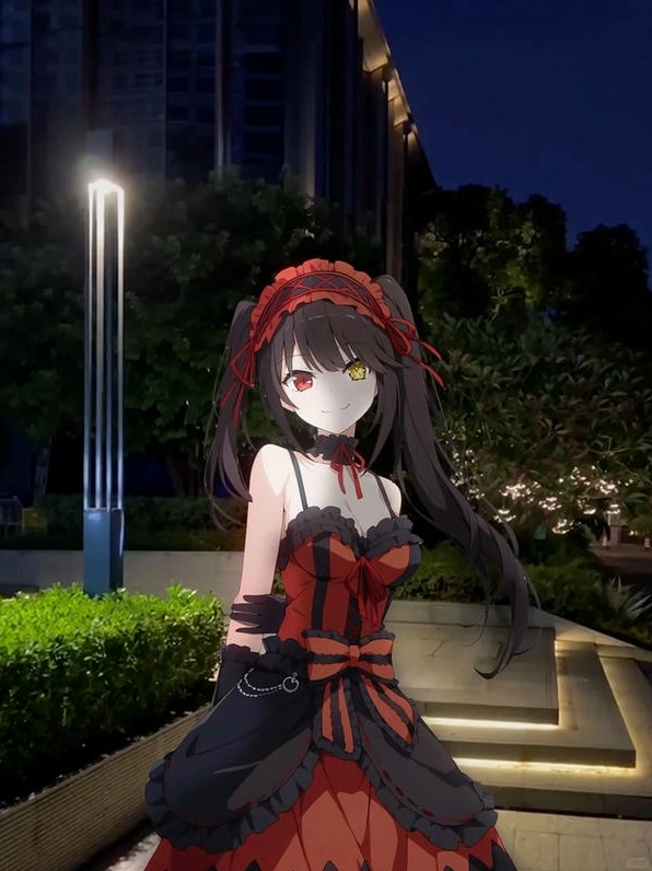 Kurumi Tokisaki trong trang phục cosplay