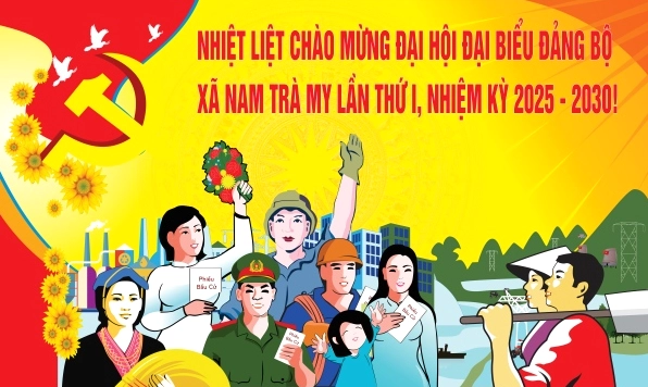 Maket khánh tiết đại hội Đảng mới nhất