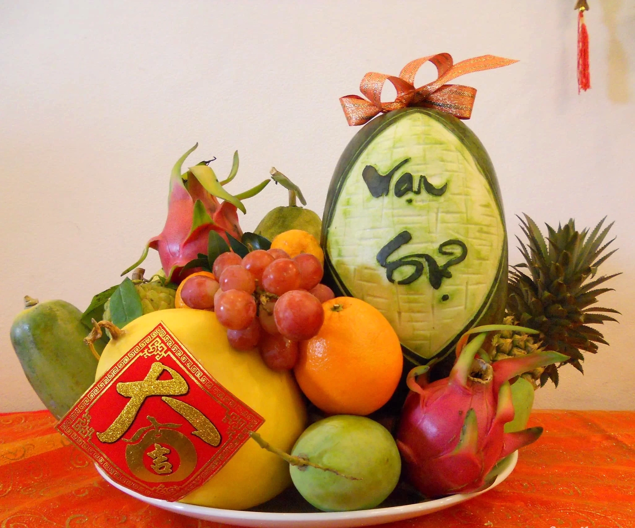 Mâm ngũ quả độc đáo