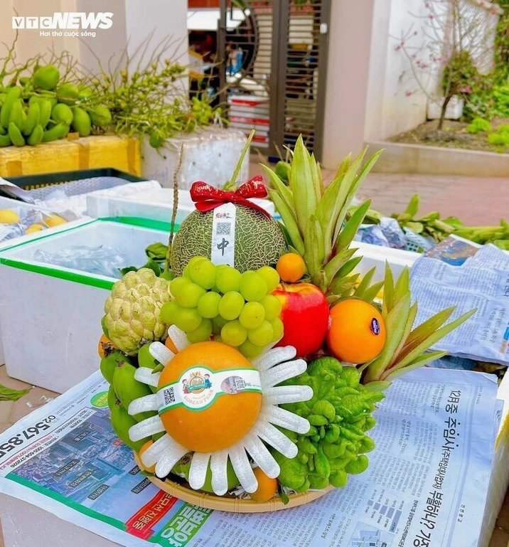Mâm ngũ quả tạo hình nghệ thuật