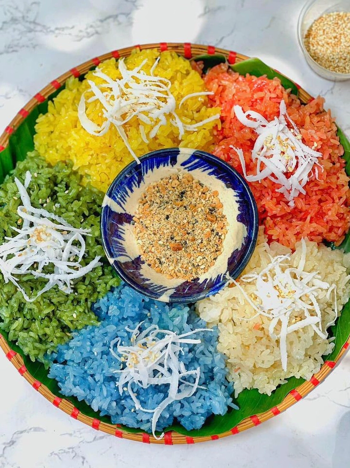 Mâm xôi ngũ sắc đẹp